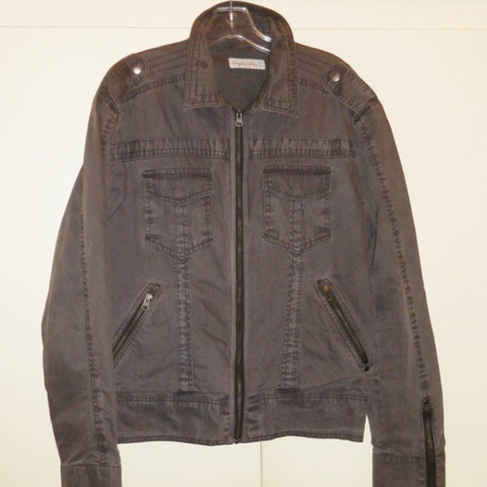 Ruggedly Sexy Litrico Men's Grey Jacket